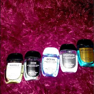 5 PACK ASSORTED POCKETBACS HAND SANITIZER